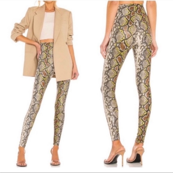 NWT COMMANDO SNAKE PRINT FAUX LEATHER LEGGINGS HIGH WAIST SLIMMING SIZE XS - Picture 16 of 16